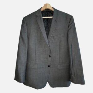 CALVIN KLEIN - Men's Grey SLIM FIT Sport Coat Blazer Jacket
